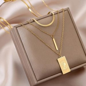 Stainless Steel Fine Jewelry Necklace For Women